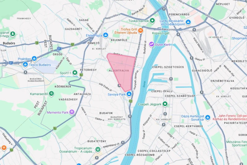 Le stationnement payant débutera à Albertfalva à partir du 1er février 2026.