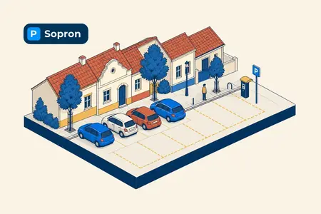Od 1 stycznia 2027 r. rozszerzy się strefa płatnego parkowania w Sopronie