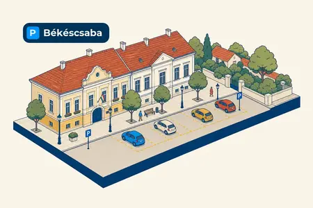 Békéscsaba 2026: Muzeum Mihálya Munkácsyego, Wielki Kościół Ewangelicki i parking
