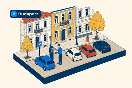Opłaty parkingowe w Budapeszcie 2026: parkowanie znacznie drożeje od 1 lipca