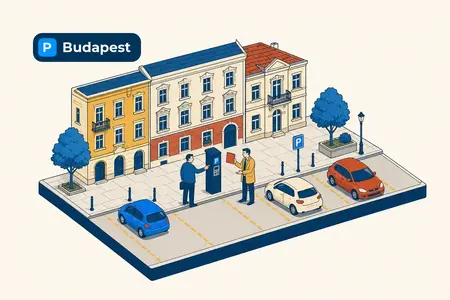 Parkowanie w Budapeszcie może przejść pod zarząd miasta: co wiemy do tej pory?