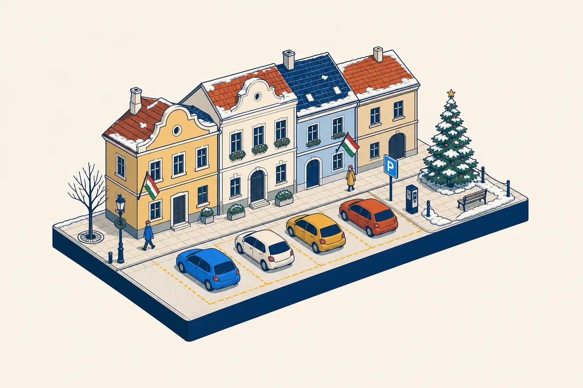 Comment fonctionne le stationnement pendant les fêtes en Hongrie ?