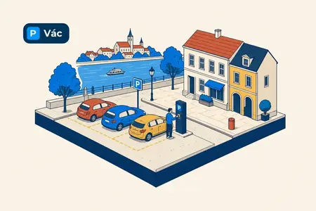 Parking fees in Vác to increase from January 1, 2027