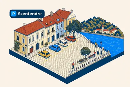 Parkowanie w Szentendre w 2026 roku: strefy i atrakcje